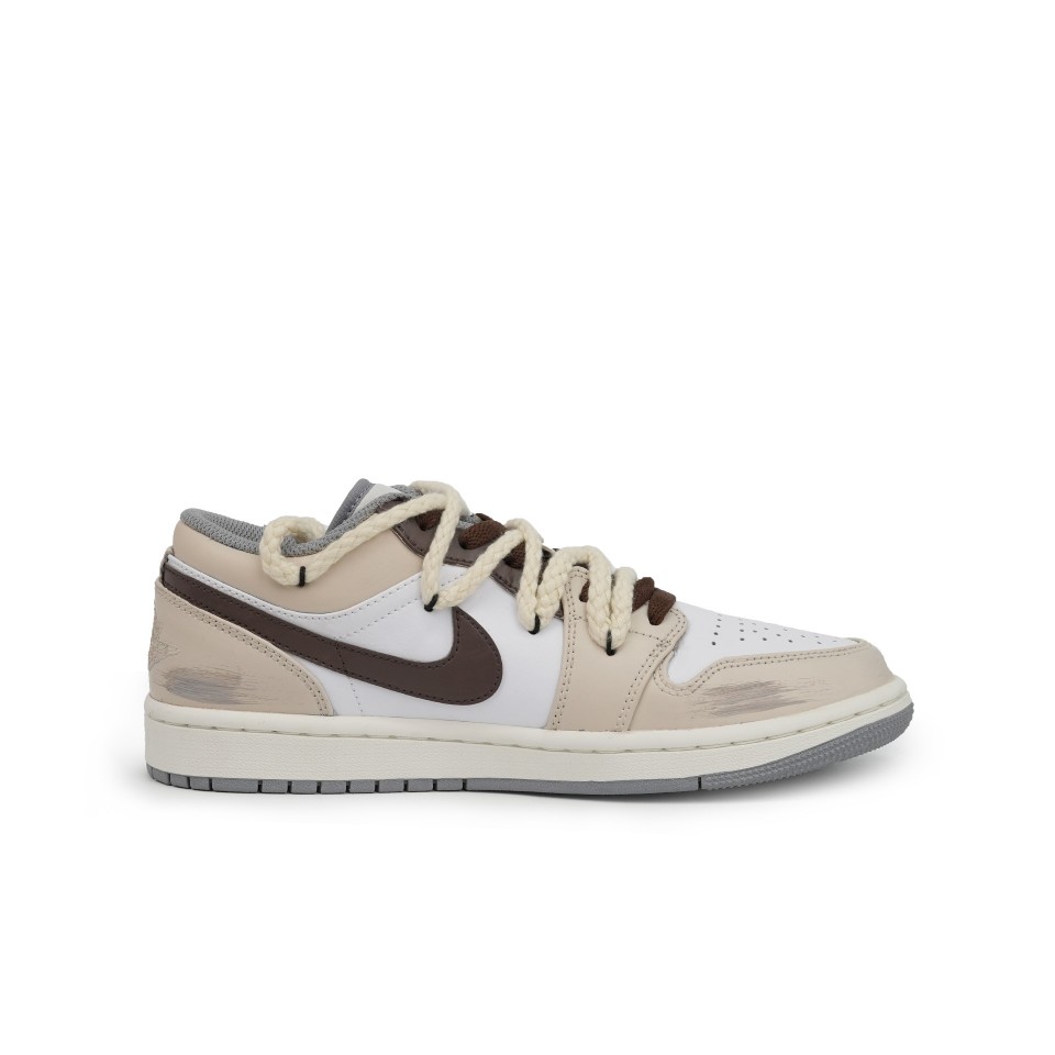 Jordan Air Jordan 1 Vintage Basketball Shoes Men's Low Top Black/Brown купить в интернет-магазине Yoocart с быстрой доставкой по России.