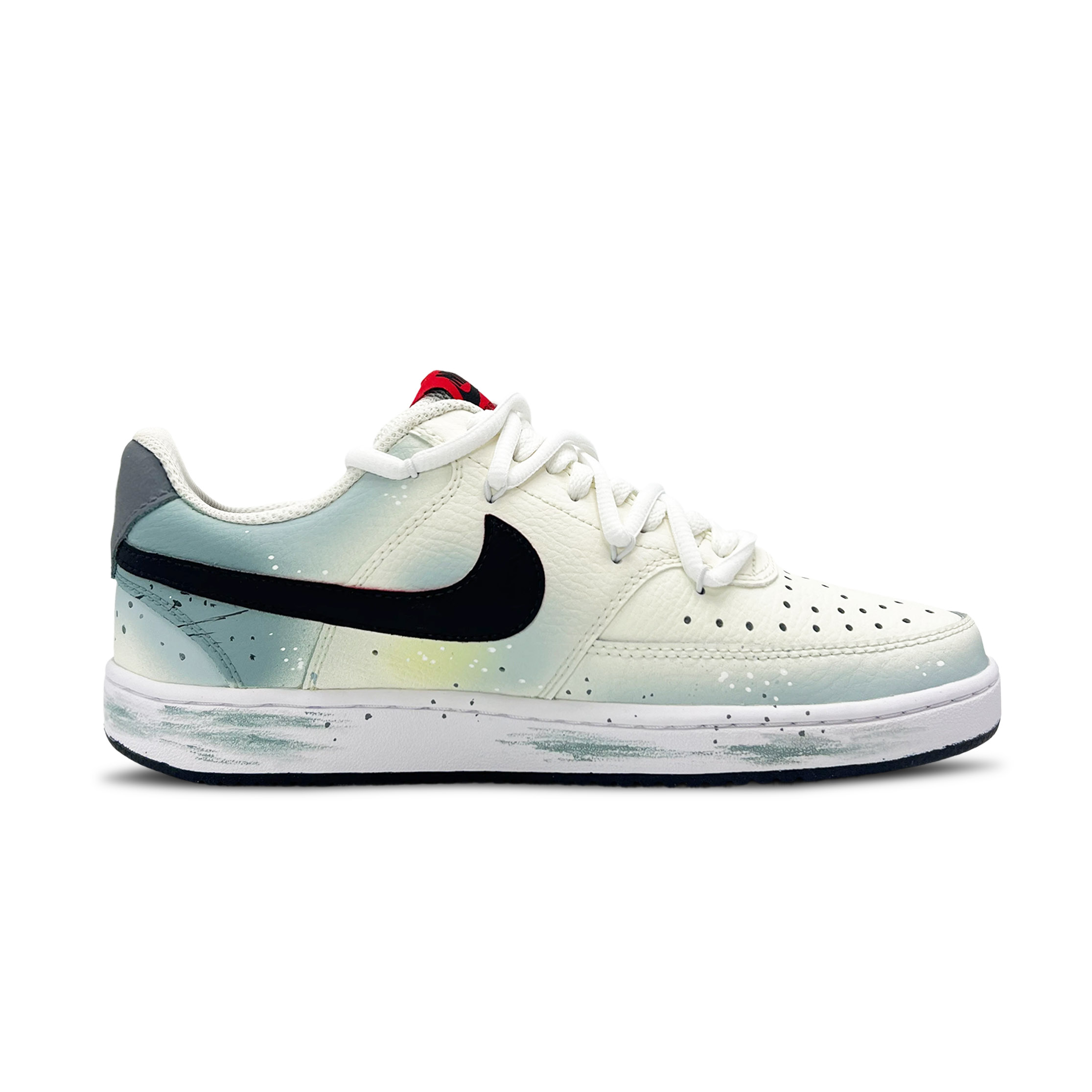 Nike Court Vision 1 Cloud Coverage Low top Skateboard Shoes Men's Light Gray Blue купить в интернет-магазине Yoocart с быстрой доставкой по России.