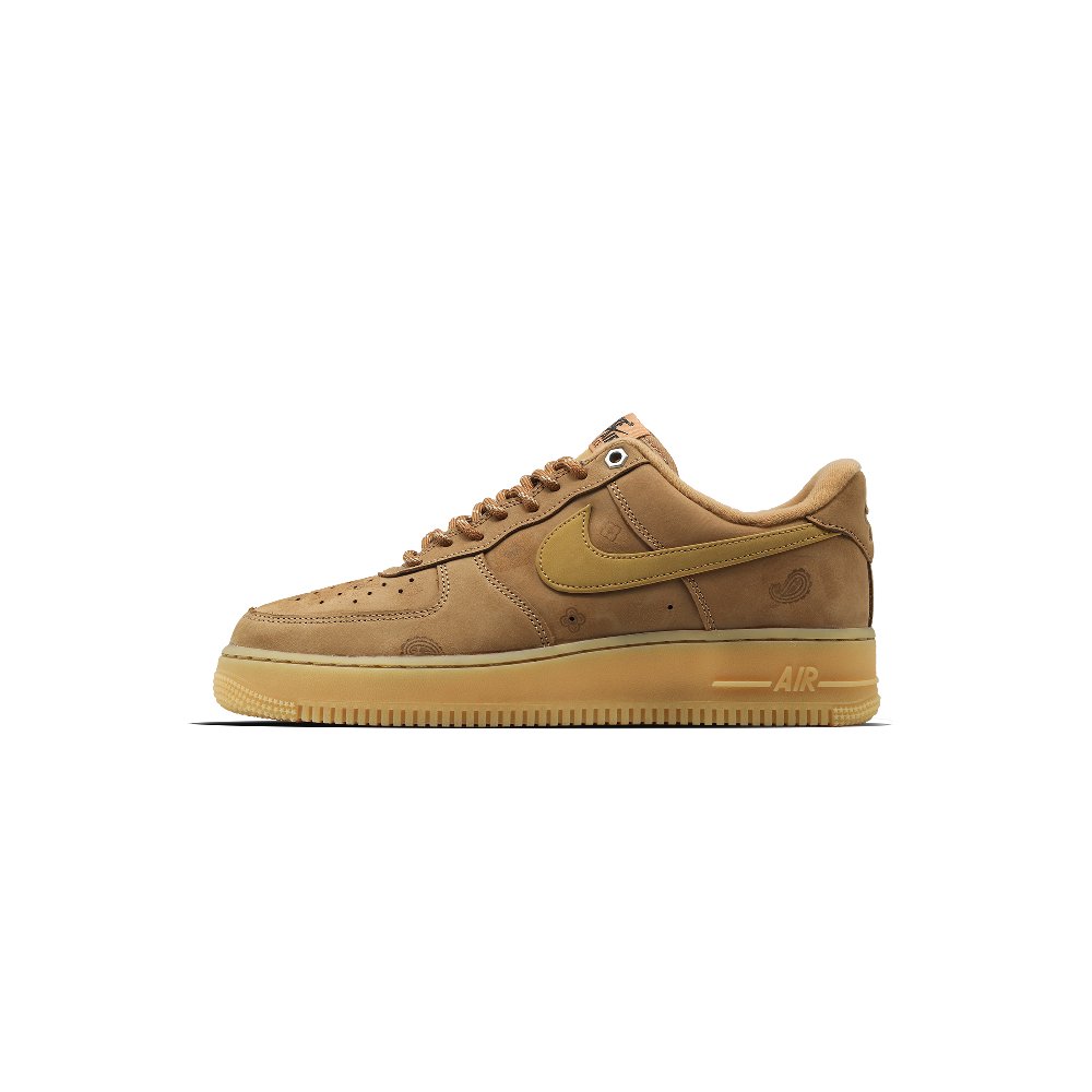 Nike Air Force 1 Quick-Drying Impact Resistance Low-Top Skateboard Shoes Unisex Brown