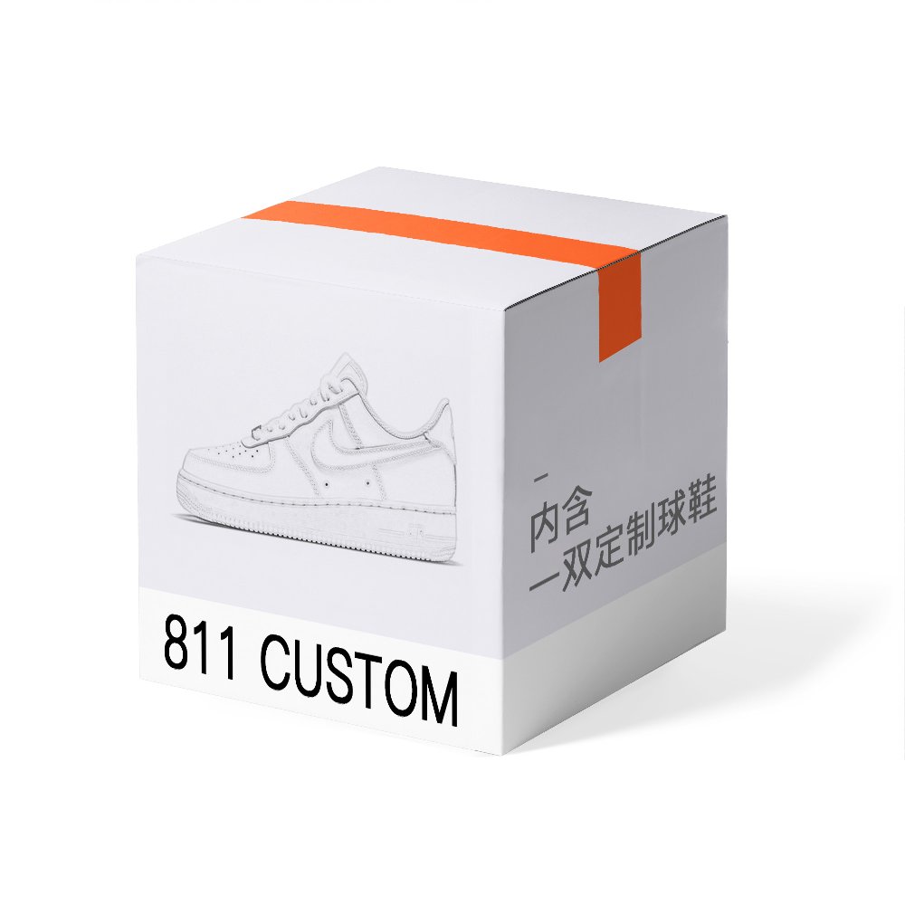 Nike Air Force 1 07 1V1 Private Custom 50% Area Custom 811 Manufacturing Low-Top Skateboard Shoes Unisex