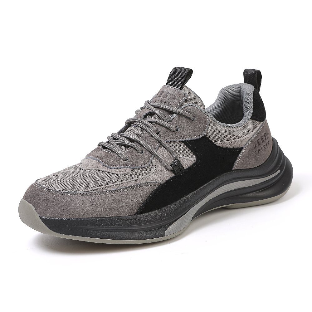JEEP SPIRIT Casual Shoes Men Low-Top Black/Gray