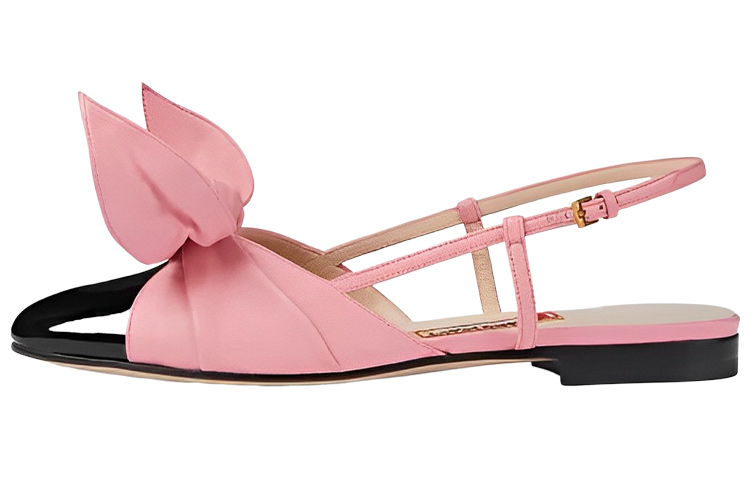 GUCCI Flat Shoes Women's Pink Year Of The Rabbit Limited