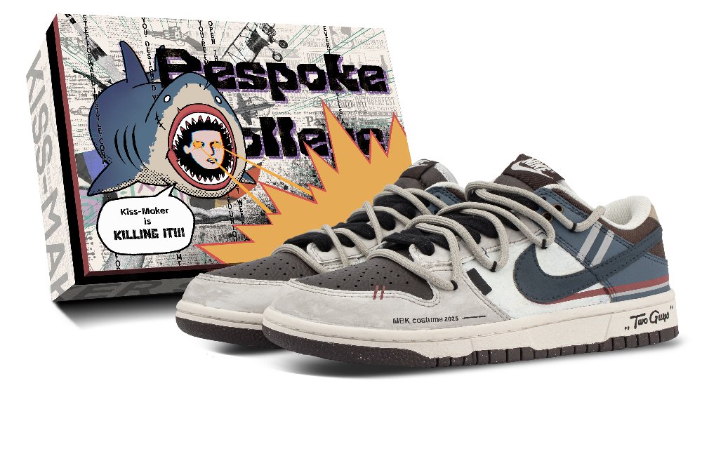Nike Dunk Low Top Skateboard Shoes Unisex Brown