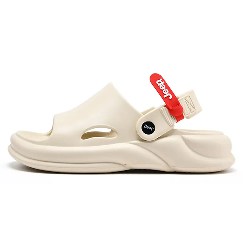 Jeep Beach Sandals Unisex Beige