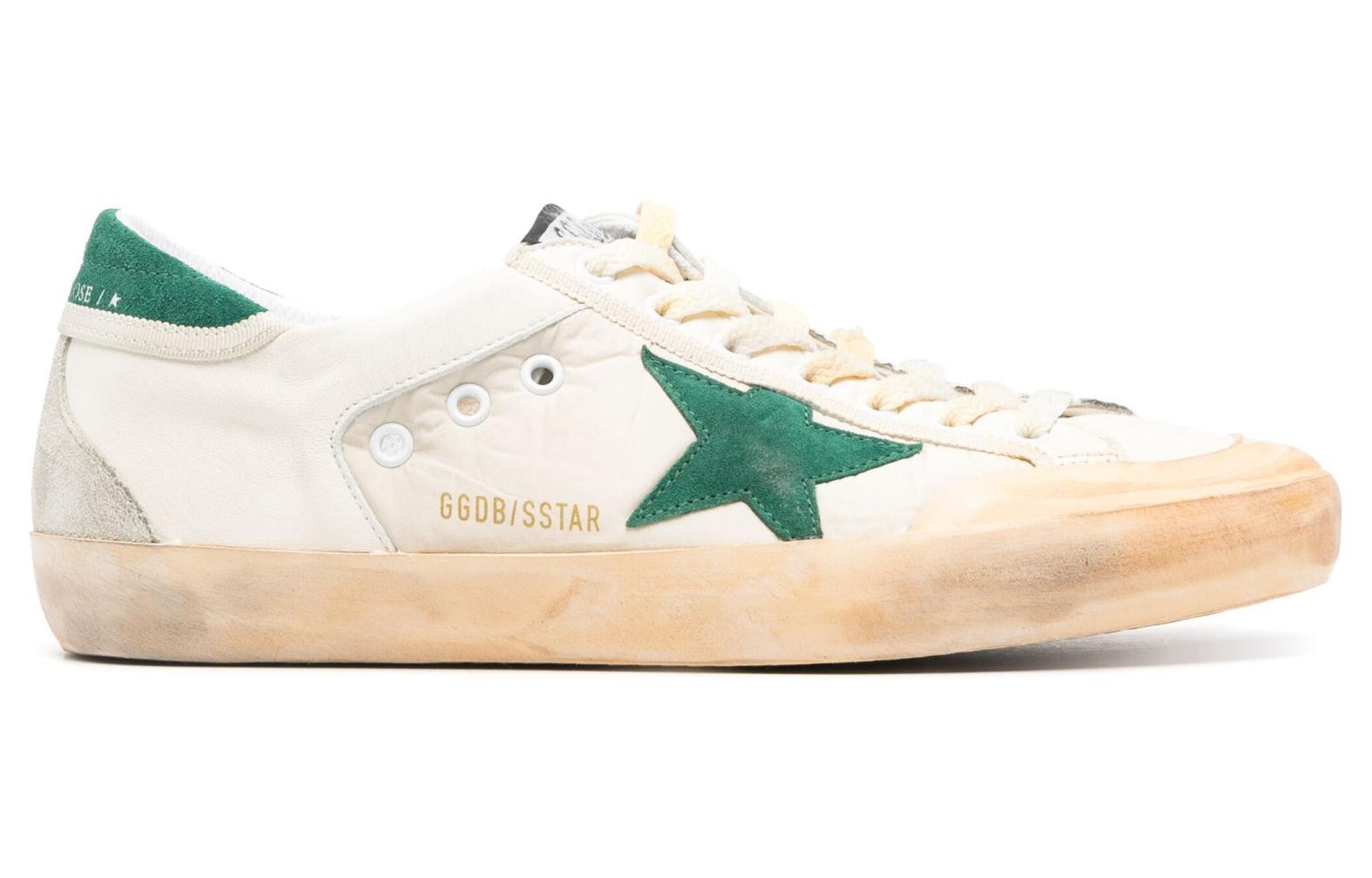 Golden Goose Super-Star Distressed Panelled Sneakers