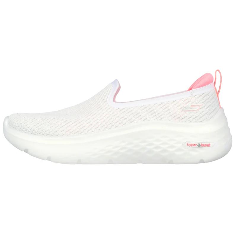 Skechers Cushioned Slip-Resistant Low-Top Casual Shoes Women's White Pink