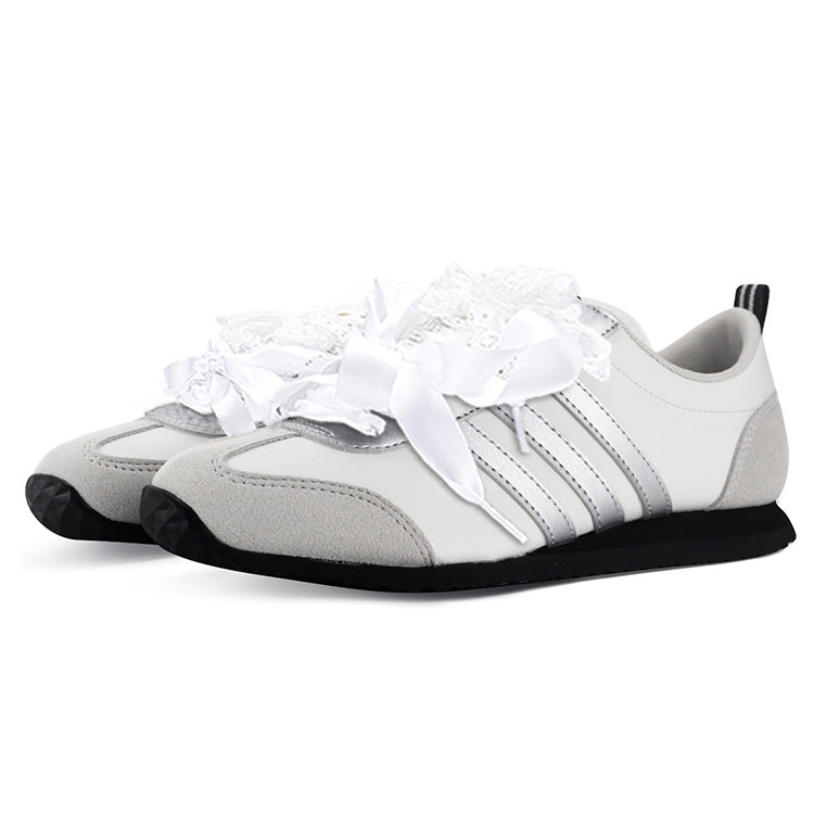 Adidas VS JOG 2.0 Low Top Casual Shoes Unisex White Gray купить в интернет-магазине Yoocart с быстрой доставкой по России.