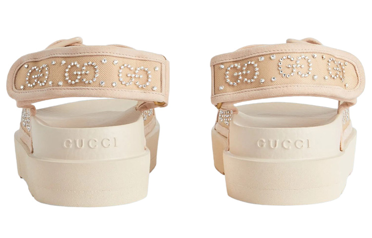 GUCCI Women's Gg Sandal 'Crystals Rose Beige' Women's купить в интернет-магазине Yoocart с быстрой доставкой по России.