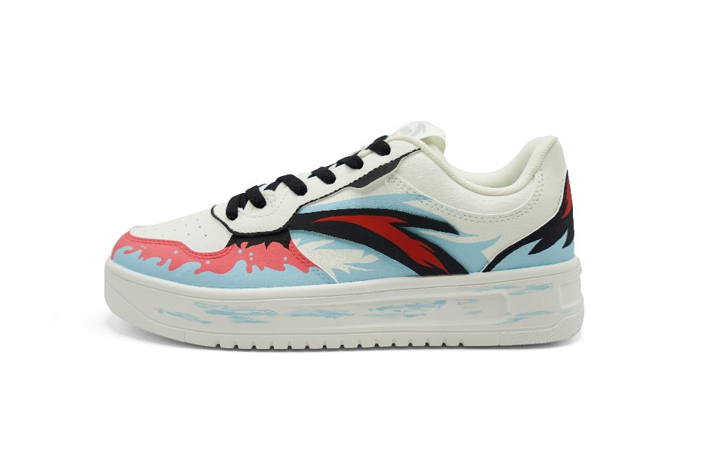 Anta Riding The Wind And Breaking The Waves Schrödinger's Cow Low-Top Skateboard Shoes Men's
