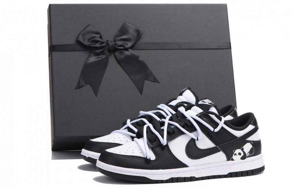 Nike Dunk Coverage Slip Resistant Impact Resistance Wear Resistant Low Top Skateboard Shoes Men's Black