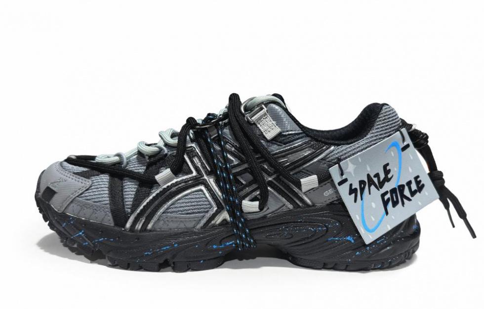 Asics Gel-Kahana TR Anti-Slip Wear-Resistant Low-Top Casual Running Shoes Unisex Gray Black