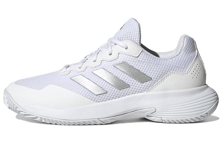 Adidas Gamecourt 2.0 Cloud White Silver Metallic Women's