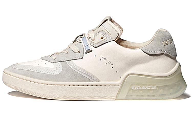 COACH CitySole Court Cushioning, Slip Resistant, Abrasion Resistant, Lightweight Low Top Casual Shoes Women's Chalk