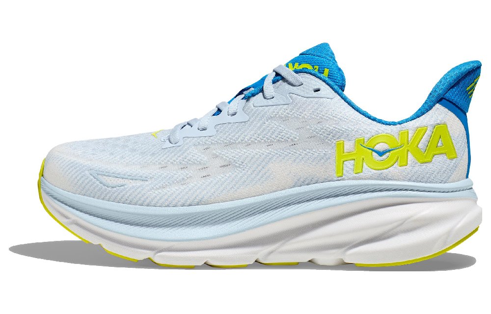 HOKA ONE ONE Clifton 9 Wide 'Ice Blue Evening Primrose'