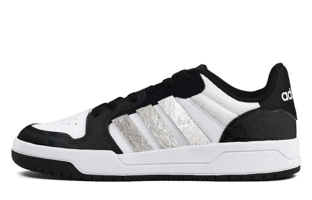 Adidas Neo Entrap Skateboard Shoes Unisex Low Top White/Black/Silver