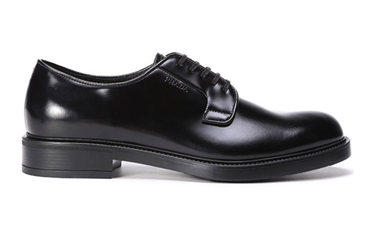 PRADA Dress Shoes Men Low-Top Black