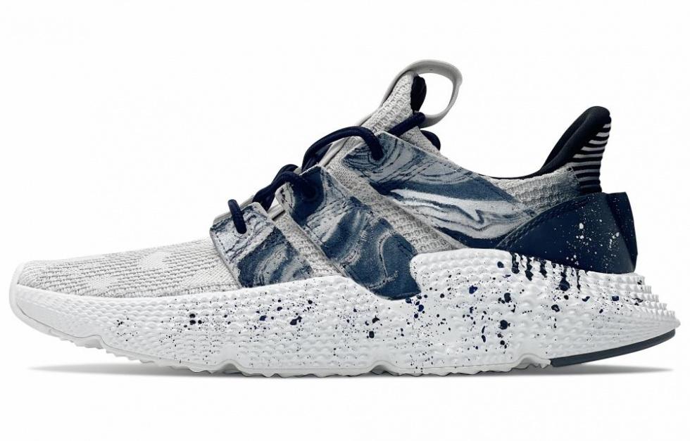 Adidas Originals PROPHERE Anti-Slip And Wear-Resistant Lightweight Low-Top Casual Shoes Unisex Gray Blue
