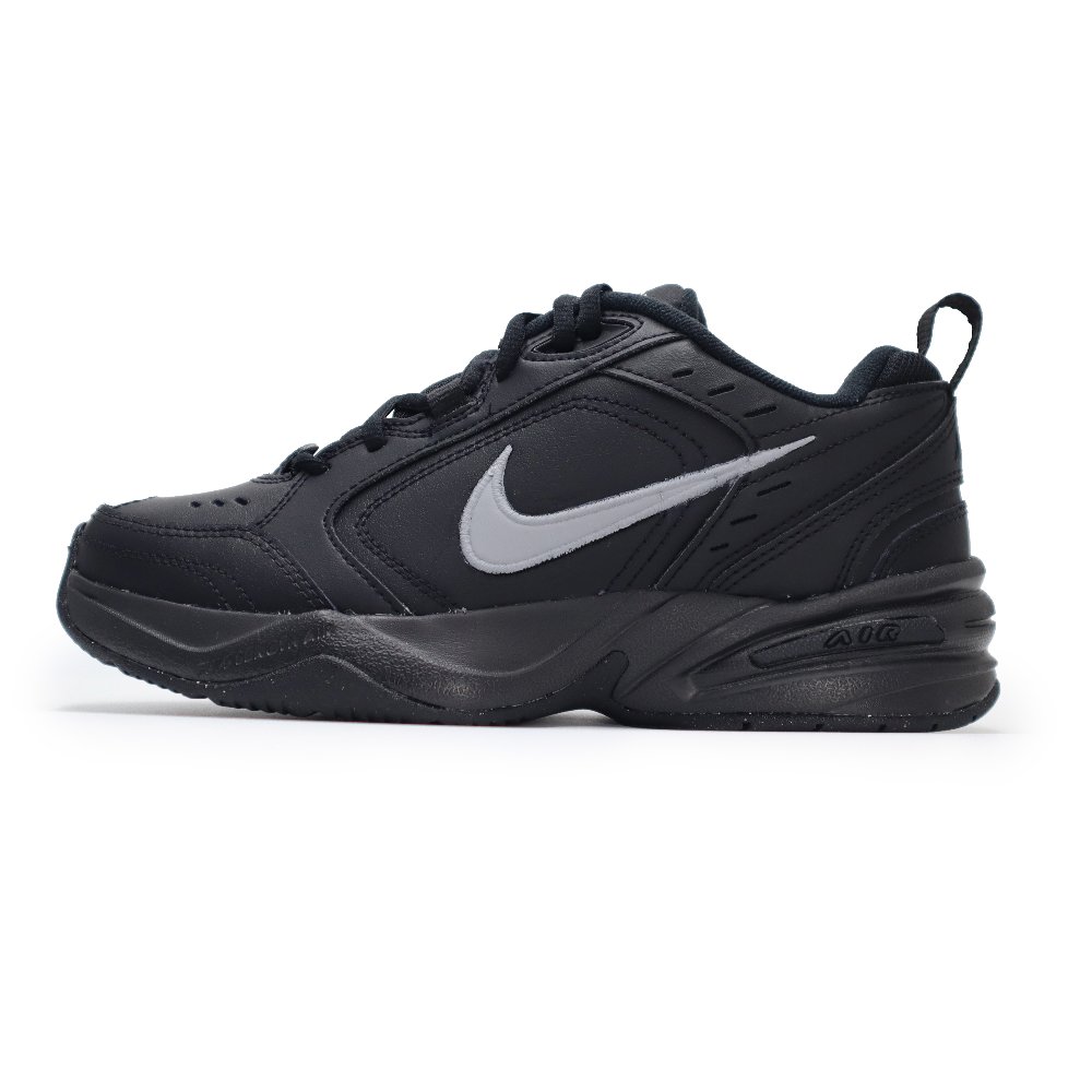 Nike Air Monarch 4 Abrasion Resistant Slip Resistant Low Top Chunky Sneakers Unisex Black Gray