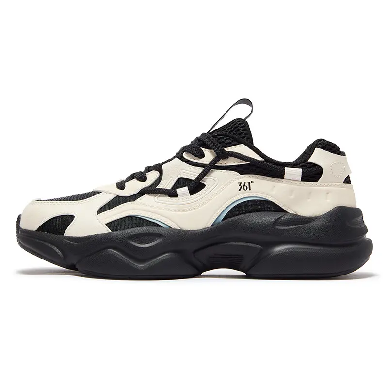 361° Surge 3.0 Breathable And Lightweight Low Top Chunky Sneakers Women's Beige Black
