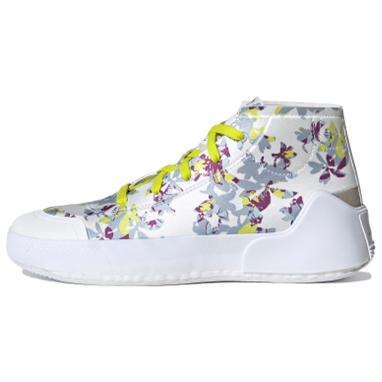 Adidas Treino Mid Stella McCartney Floral Print White Women's