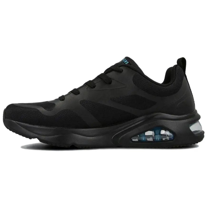 Skechers Street Abrasion Resistant Breathable Low top Air Cushion Casual Running Shoes Men's Black