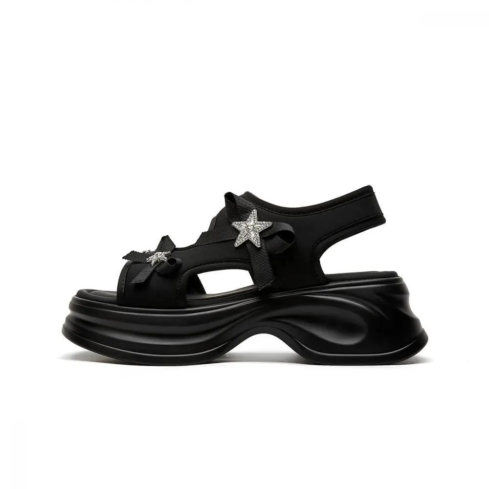 EBLAN One Strap Sandals Women's Black