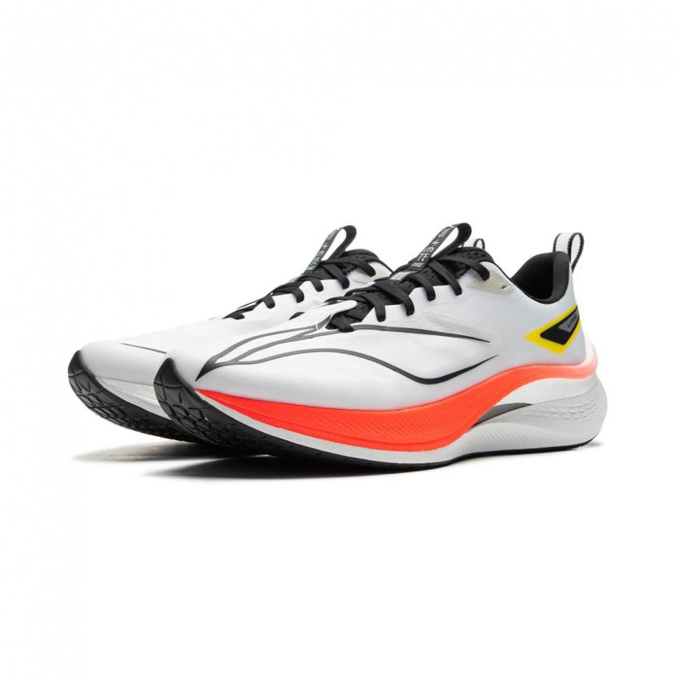 LiNing Red Hare 7 Pro Shock Absorbers Slip Resistant Low top Running Shoes Men's White Orange купить в интернет-магазине Yoocart с быстрой доставкой по России.