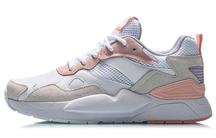 LiNing Honor 2020 2020 Breathable Support Lightweight Low-Top Sports Casual Shoes Women's White Pink