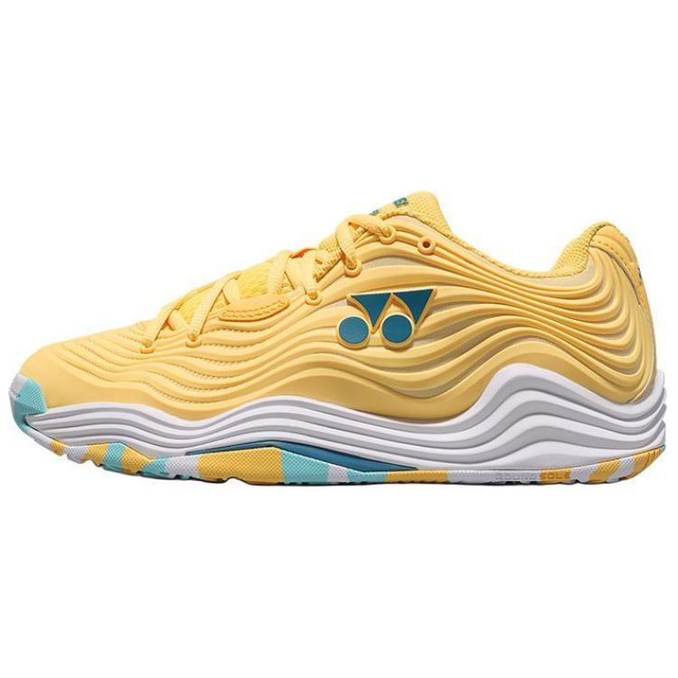 YONEX SHTF5 Abrasion Resistant Low Top Tennis Shoes Women's Soft Yellow