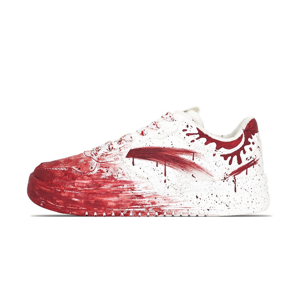 Anta Slip Resistant Shock Absorbers With Abrasion Resistant Properties Low Top Skateboard Shoes Unisex White