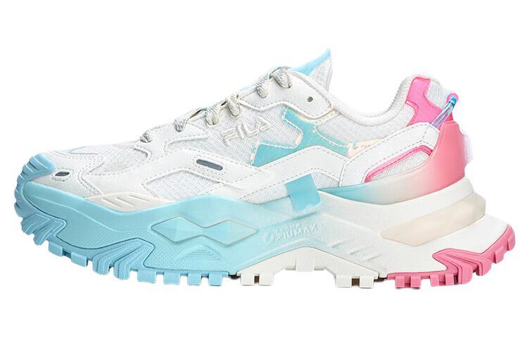 FILA FUSION Bianco TECNO PIUMAX Sneakers 'White Blue Pink' Women's