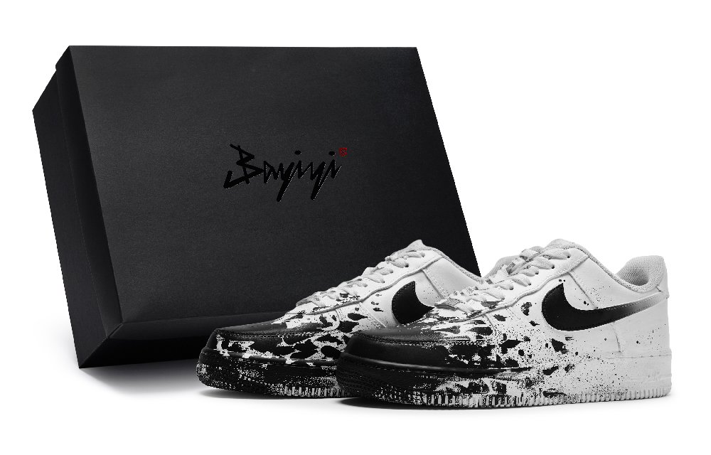 Nike Air Force 1 811 Manufacturing Industrial Site Special Shoe Box Low-Top Skateboard Shoes Men's White Black
