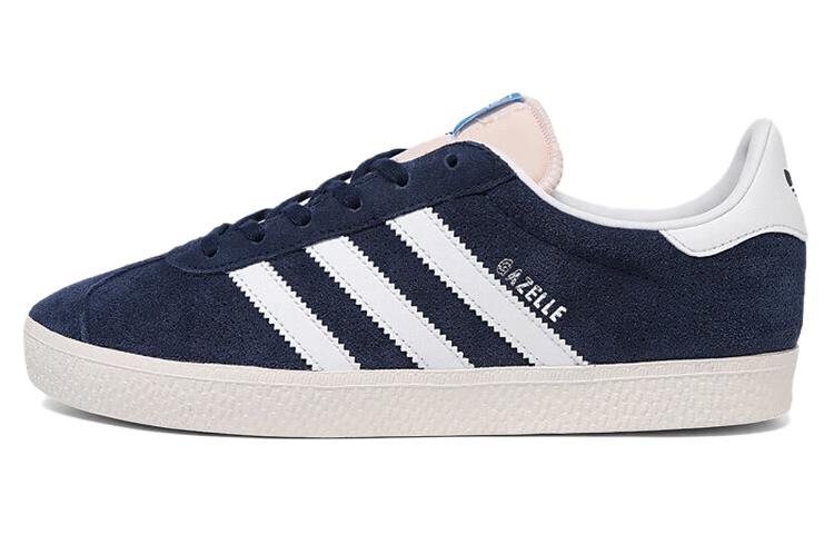 Adidas Originals Gazelle Кроссовки для скейтбординга Низкие Сине-белые Унисекс