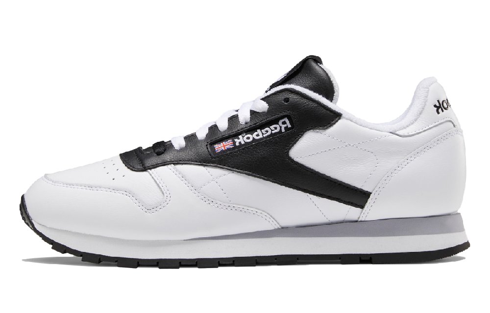 Reebok Classic Leather Black White Shoes/Sneakers