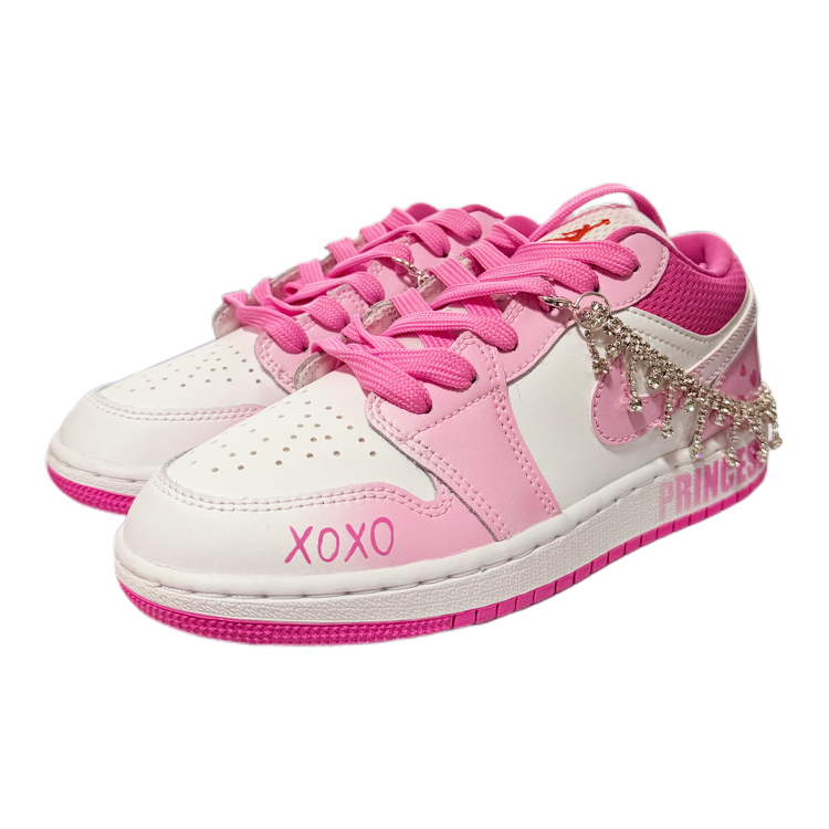 Jordan Air Jordan 1 Low 'Pinksicle' Candy House Low Top Vintage Basketball Shoes Women's Pink White купить в интернет-магазине Yoocart с быстрой доставкой по России.