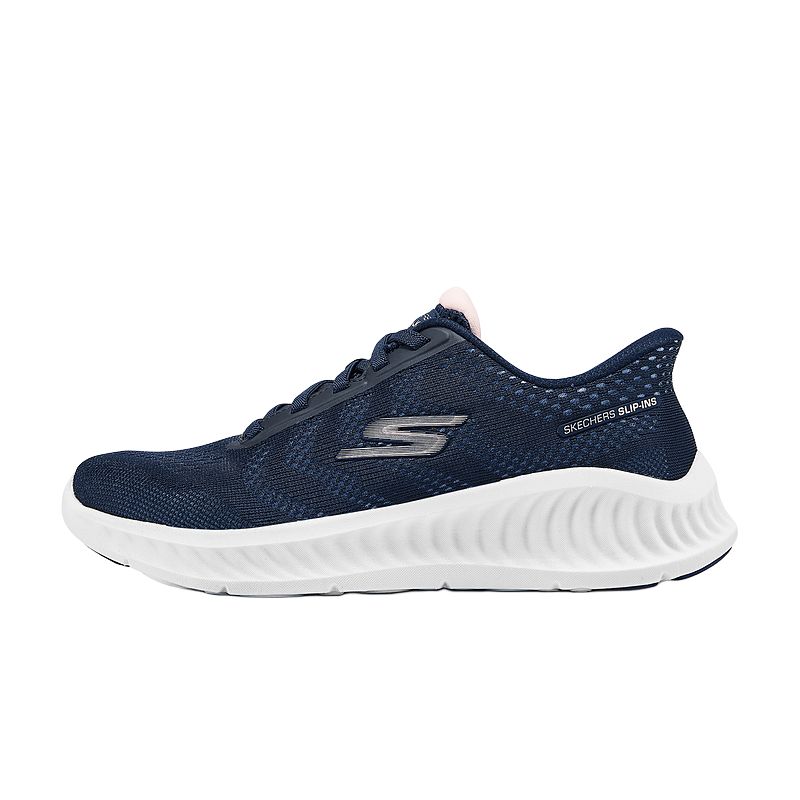 Skechers Women's GO WALK Wear resistant And Lightweight Low Top Casual Shoes Women's Marine Blue