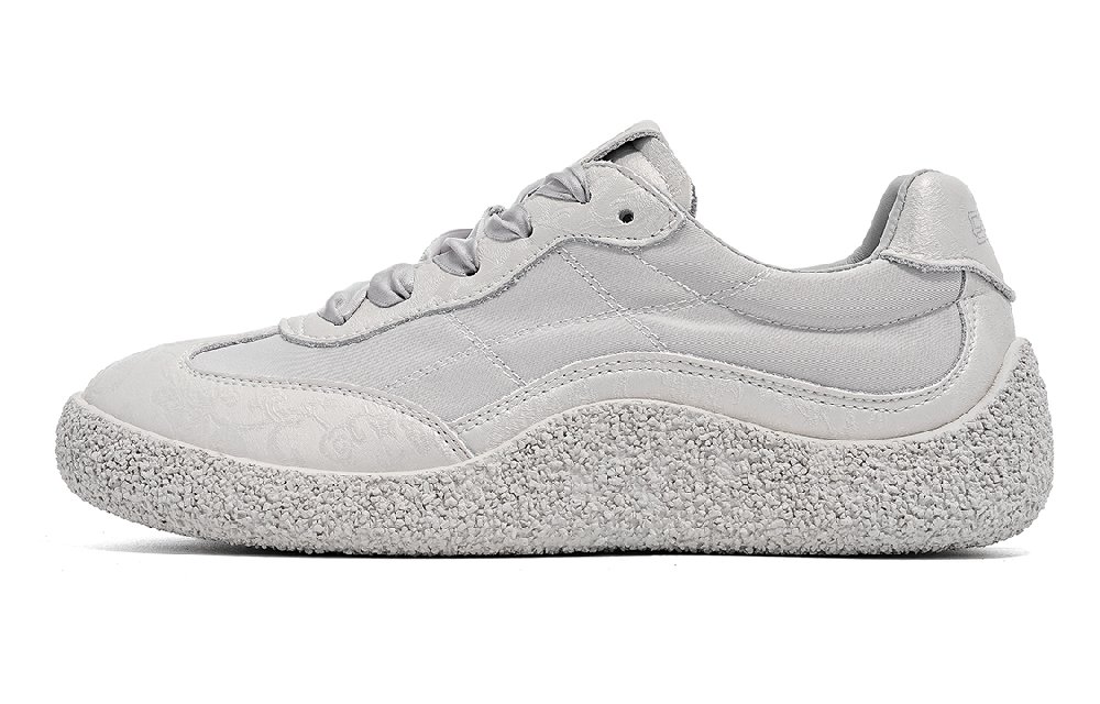 EBLAN Anti-Slip Wear-Resistant Low-Top Casual Shoes Women's Silver