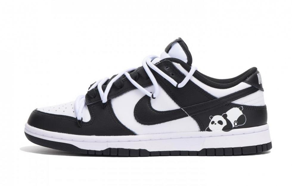 Nike Dunk Low Low-Top Skateboard Shoes Men's Black