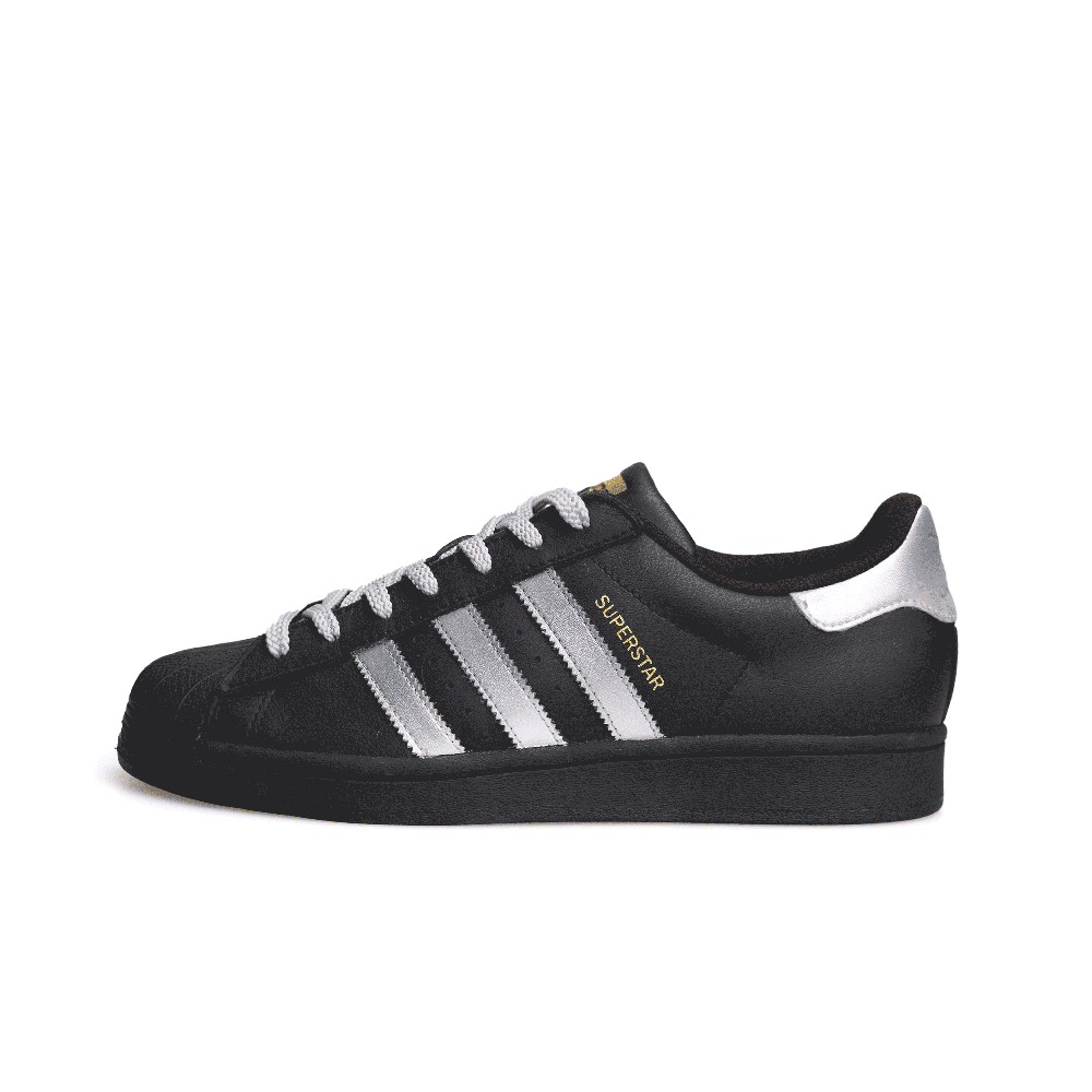 Adidas Originals Superstar Skateboard Shoes Unisex Low top Black/Silver