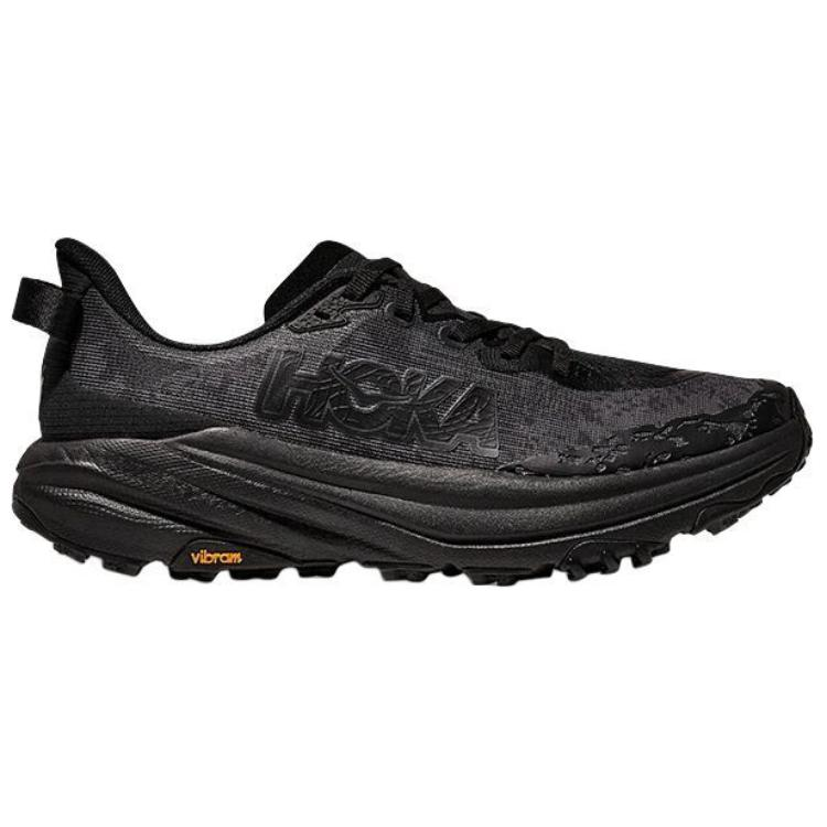 HOKA ONE ONE Speedgoat 6 Anti Slip Wear Resistant Low Top Running Shoes Women's Black