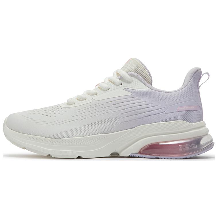 361° Type Abrasion Resistant Low Top Running Shoes Women's White Purple
