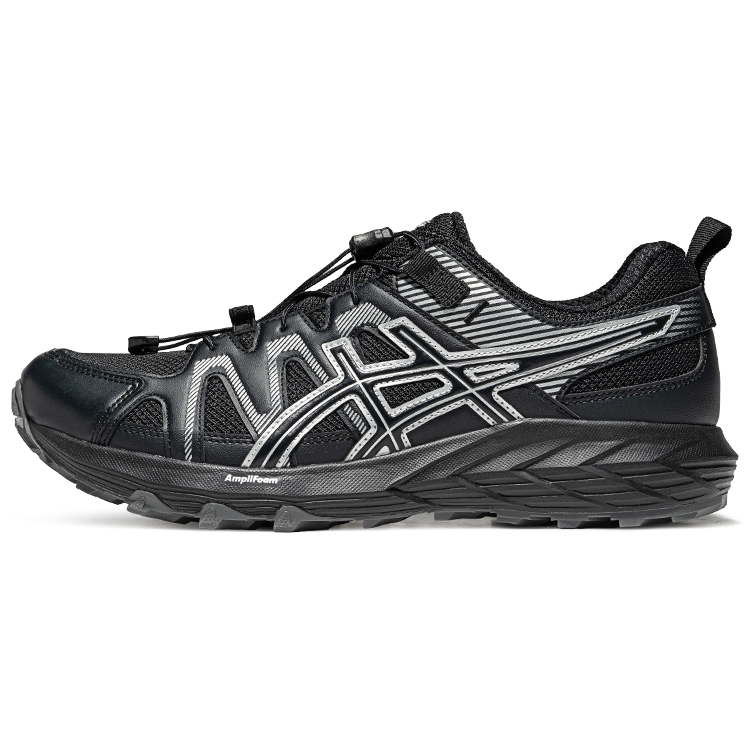 Asics GEL SONOMA FE Abrasion Resistant Breathable Grip Low Top Hiking Shoes Men's Silver Black