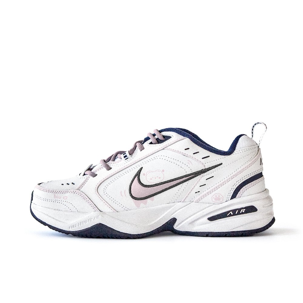 Nike Air Monarch 4 Wear-Resistant Low-Top Chunky Sneakers Unisex Pink