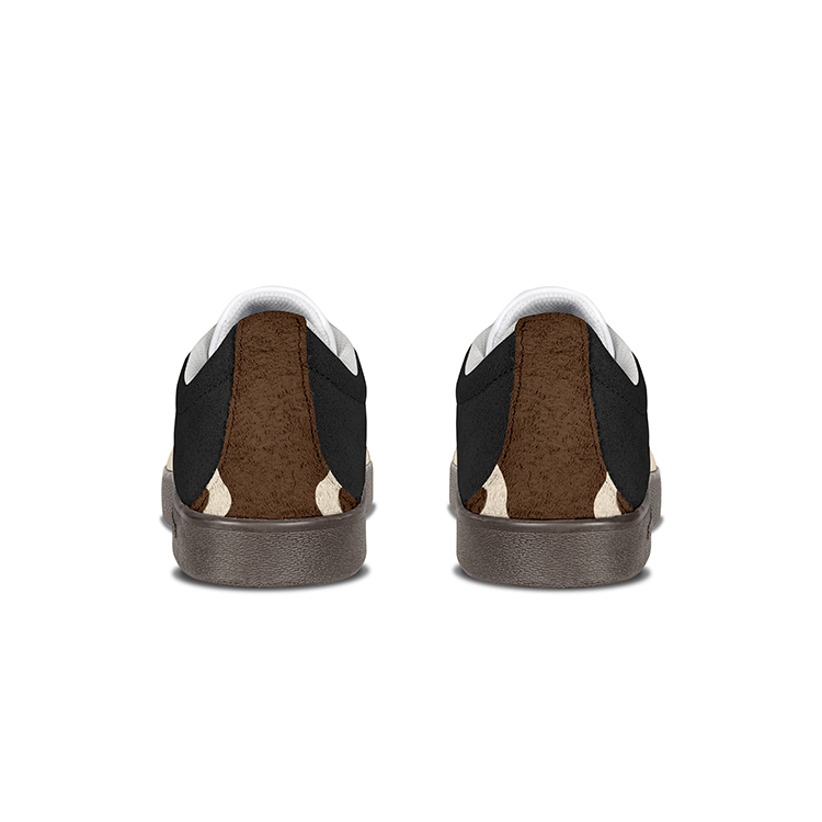 Adidas Neo Vl Court Classic Anti-Slip Wear-Resistant Low-Top Skateboard Shoes Unisex Beige Brown
