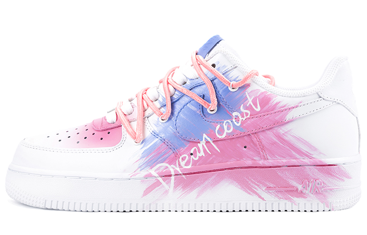 Nike Air Force 1 Air Force 1 Skateboard Shoes Men's Pink Blue Purple