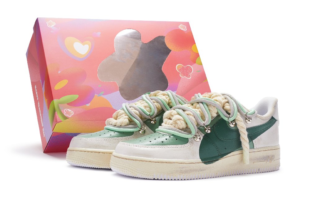Nike Air Force 1 Low Top Skateboard Shoes Women's Jasper Brown