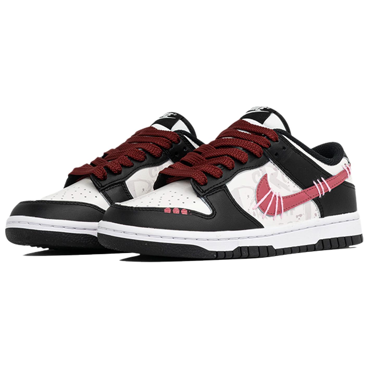 Nike Dunk Wan Hua Nong, Shuai, Shopping Bag Abrasion Resistant Low top Skateboard Shoes Unisex Black White Pink купить в интернет-магазине Yoocart с быстрой доставкой по России.