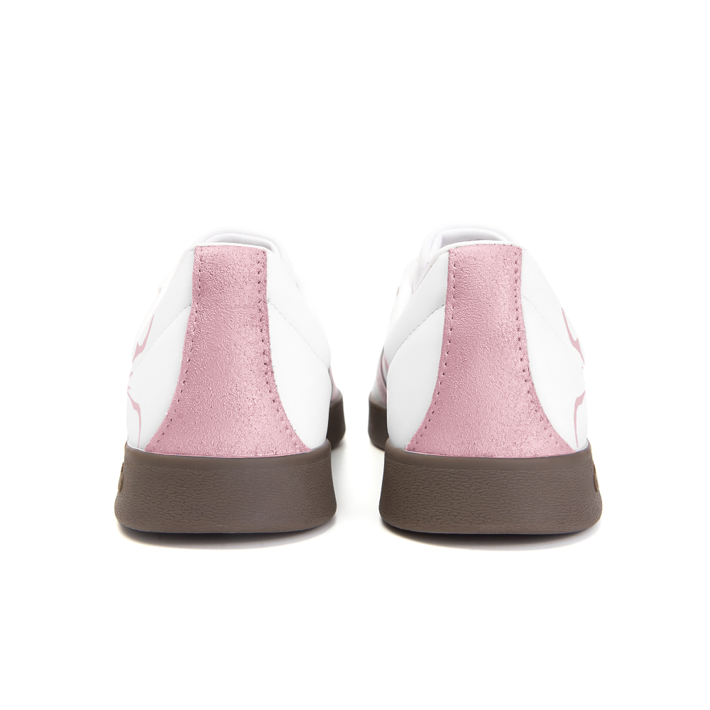 Adidas Neo VL Court 2.0 Dialogue Anti-Slip Wear-Resistant Low-Top Skateboard Shoes Unisex Pink