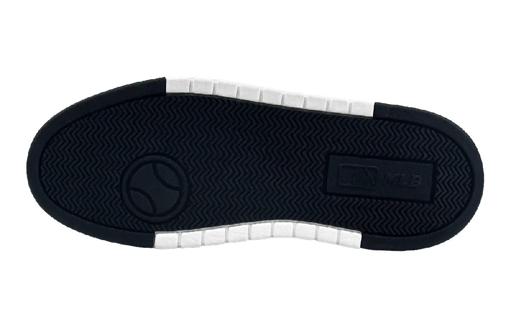 MLB Chunky Liner Anti-Slip Wear-Resistant Low-Top Skateboard Shoes Unisex Ecru