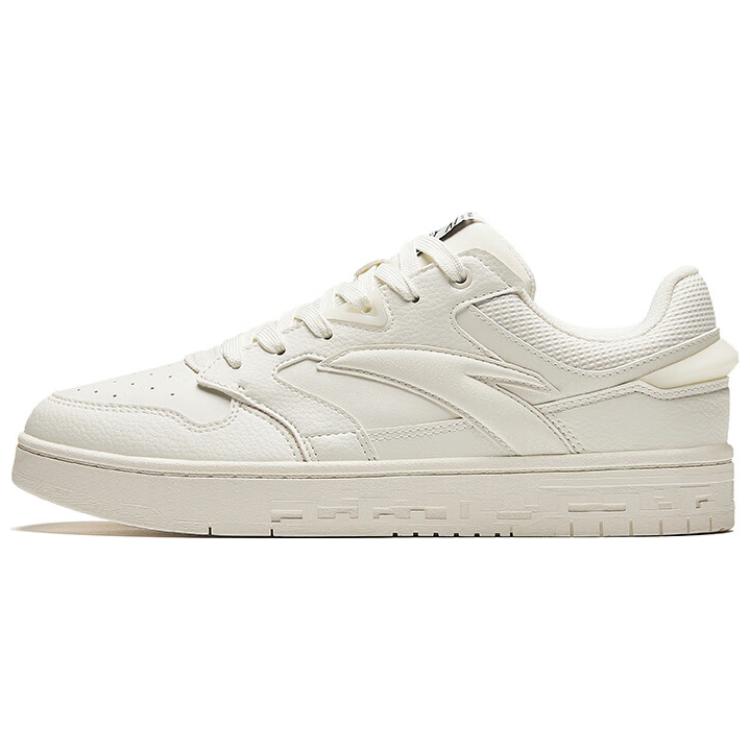 Anta Street Naughty Anti Slip Wear Resistant Low Top Skateboard Shoes Men's White